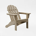 Fauteuil de jardin 80 x 75 x 95 cm en bois beige style Adirondack
